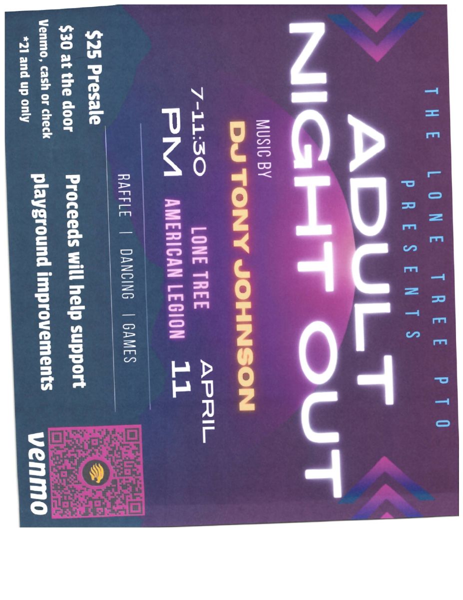Adult Night Out flyer