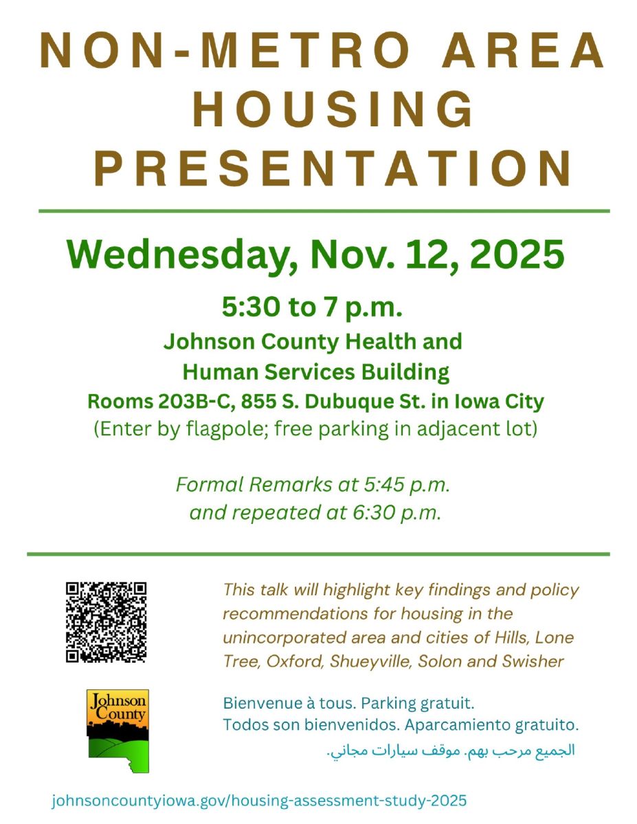 Non-Metro Area Housing Presentation flyer